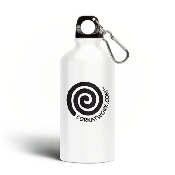 Aluminium water bottle Logo